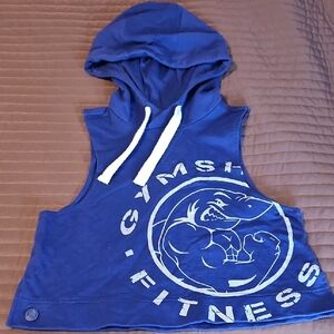 Gymshark Royal Blue Cropped Hoodie